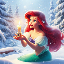 Load image into Gallery viewer, Diamond Painting - Full Round - Mermaid Princess Ariel (50*50CM)
