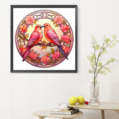 Diamond Painting - Full Round - love for birds (30*30CM)