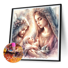 Load image into Gallery viewer, Diamond Painting - Full Round - Jesus and the Virgin (30*30CM)

