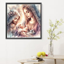 Load image into Gallery viewer, Diamond Painting - Full Round - Jesus and the Virgin (30*30CM)

