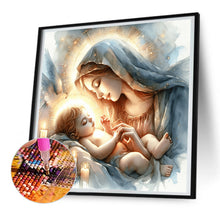 Load image into Gallery viewer, Diamond Painting - Full Round - Jesus and the Virgin (30*30CM)
