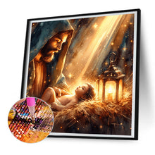 Load image into Gallery viewer, Diamond Painting - Full Round - Jesus and the Virgin (30*30CM)
