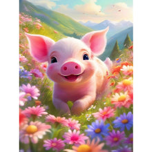 Load image into Gallery viewer, Diamond Painting - Full Square - Cute pig (30*40CM)
