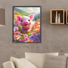 Load image into Gallery viewer, Diamond Painting - Full Square - Cute pig (30*40CM)
