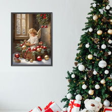 Load image into Gallery viewer, Diamond Painting - Full Round - little angel girl (30*40CM)
