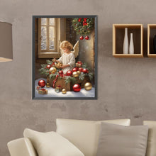 Load image into Gallery viewer, Diamond Painting - Full Round - little angel girl (30*40CM)
