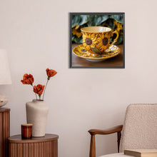 Load image into Gallery viewer, Diamond Painting - Full Round - Sunflower tea set (30*30CM)
