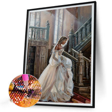 Load image into Gallery viewer, Diamond Painting - Full Square - oil painting bride (30*40CM)
