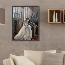 Load image into Gallery viewer, Diamond Painting - Full Square - oil painting bride (30*40CM)
