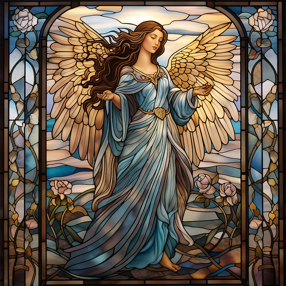 Diamond Painting - Full Round - Goddess glass painting (30*30CM)
