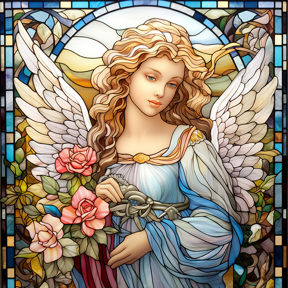 Diamond Painting - Full Round - Goddess glass painting (30*30CM)