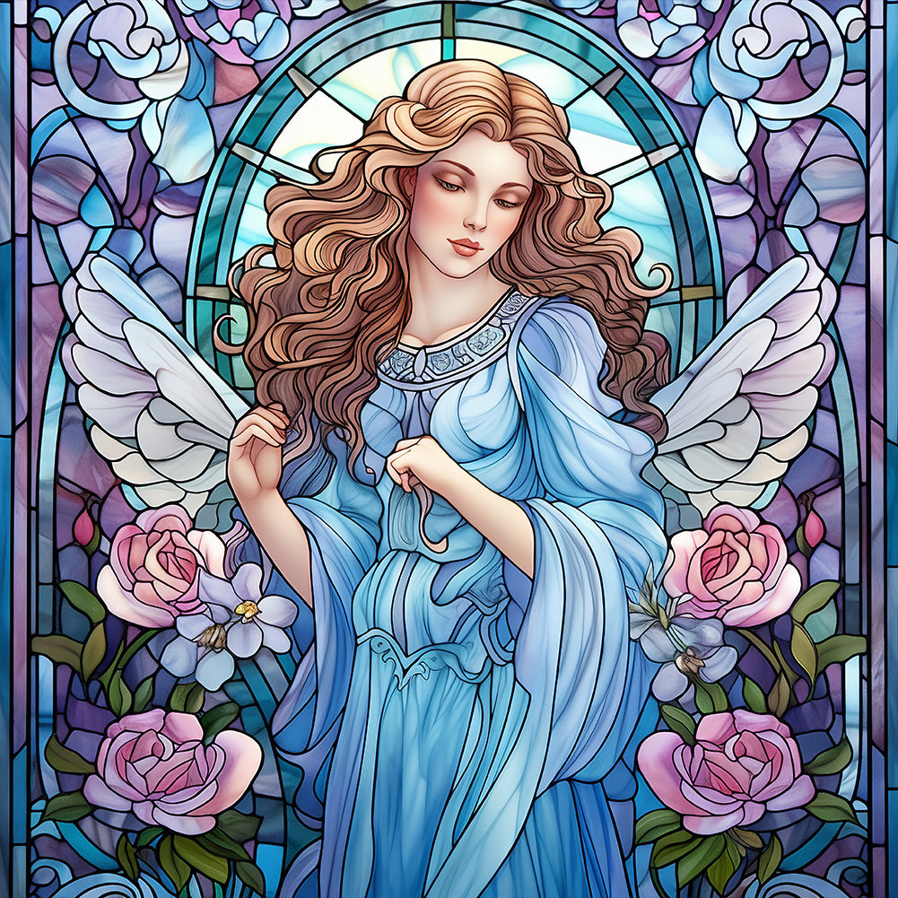 Diamond Painting - Full Round - Goddess glass painting (30*30CM)