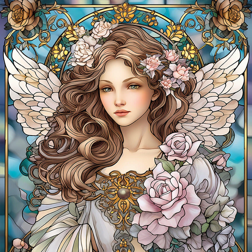 Diamond Painting - Full Round - Goddess glass painting (30*30CM)