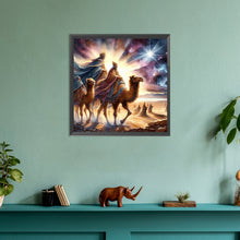 Load image into Gallery viewer, Diamond Painting - Full Round - Nativity of Jesus on Desert Camel (30*30CM)
