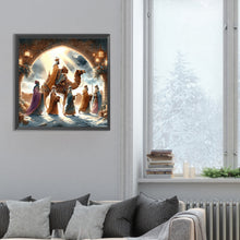 Load image into Gallery viewer, Diamond Painting - Full Round - Nativity of Jesus on Desert Camel (30*30CM)
