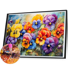 Load image into Gallery viewer, Diamond Painting - Full Square - pansy (50*40CM)
