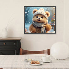 Load image into Gallery viewer, Diamond Painting - Full Round - winter bear (35*30CM)
