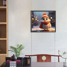 Load image into Gallery viewer, Diamond Painting - Full Round - winter chick (35*30CM)
