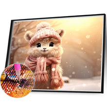 Load image into Gallery viewer, Diamond Painting - Full Round - winter alpaca (35*30CM)
