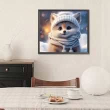 Load image into Gallery viewer, Diamond Painting - Full Round - winter fox (35*30CM)
