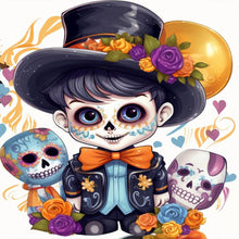 Load image into Gallery viewer, Diamond Painting - Full Round - skeleton (30*30CM)
