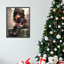 Load image into Gallery viewer, Diamond Painting - Full Round - sweet cool girl (30*40CM)
