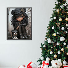 Load image into Gallery viewer, Diamond Painting - Full Round - sweet cool girl (30*40CM)
