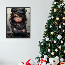 Load image into Gallery viewer, Diamond Painting - Full Round - sweet cool girl (30*40CM)
