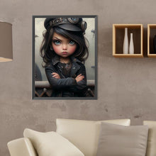 Load image into Gallery viewer, Diamond Painting - Full Round - sweet cool girl (30*40CM)

