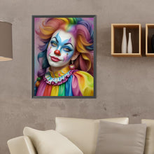 Load image into Gallery viewer, Diamond Painting - Full Round - clown girl (30*40CM)
