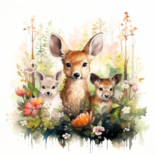 Load image into Gallery viewer, Diamond Painting - Full Round - forest animals (30*30CM)

