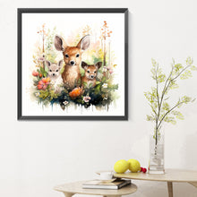 Load image into Gallery viewer, Diamond Painting - Full Round - forest animals (30*30CM)
