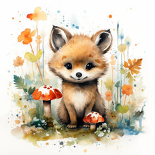 Load image into Gallery viewer, Diamond Painting - Full Round - Little Fox (30*30CM)
