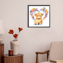 Load image into Gallery viewer, Diamond Painting - Full Round - Love highland cow baby (30*30CM)
