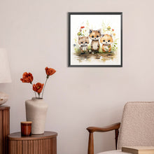 Load image into Gallery viewer, Diamond Painting - Full Round - forest animals (30*30CM)
