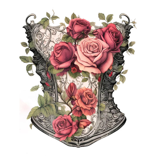 Diamond Painting - Full Round - tight rose corset (30*40CM)