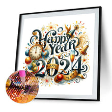 Load image into Gallery viewer, Diamond Painting - Full Round - new year gift calligraphy and painting (35*35CM)
