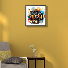 Load image into Gallery viewer, Diamond Painting - Full Round - new year gift calligraphy and painting (35*35CM)
