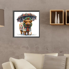 Load image into Gallery viewer, Diamond Painting - Full Round - Highland cow baby (35*35CM)
