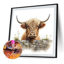 Load image into Gallery viewer, Diamond Painting - Full Round - Highland cow baby (35*35CM)
