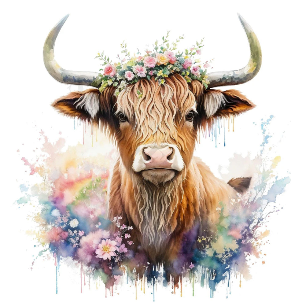 Diamond Painting - Full Round - highland cattle (35*35CM)