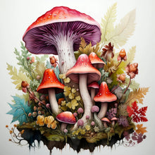 Load image into Gallery viewer, Diamond Painting - Full Round - mushroom forest (35*35CM)
