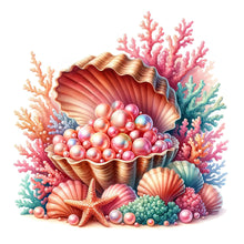 Load image into Gallery viewer, Diamond Painting - Full Round - pearl sea shell (35*35CM)
