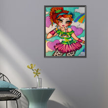 Load image into Gallery viewer, Diamond Painting - Full Round - cartoon girl (40*50CM)
