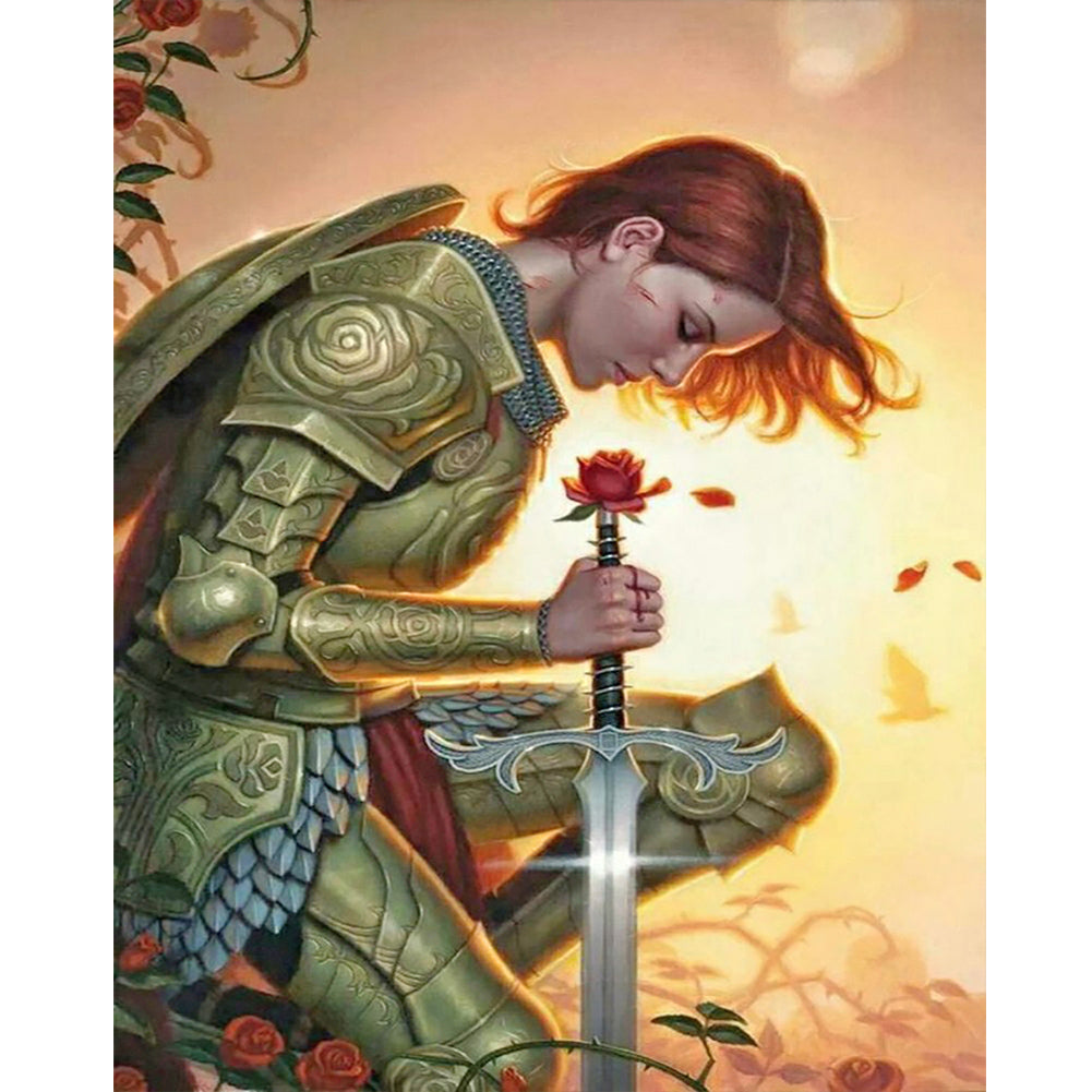 Diamond Painting - Full Round - rose warrior (40*50CM)
