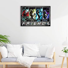 Load image into Gallery viewer, Diamond Painting - Full Round - Simplified Style Disney Princess (60*40CM)
