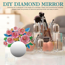 Load image into Gallery viewer, Special Shaped DIY Diamond Painting Mirror Vase Diamond Painting Makeup Mirror
