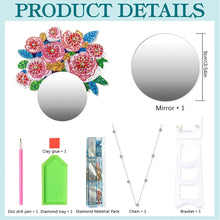 Load image into Gallery viewer, Special Shaped DIY Diamond Painting Mirror Vase Diamond Painting Makeup Mirror
