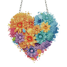 Load image into Gallery viewer, Acrylic Heart Flower Single-Sided Crystal Hanging Home Wall Decor for Wall Decor
