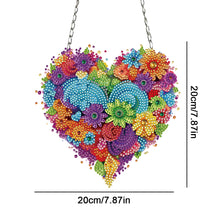Load image into Gallery viewer, Acrylic Heart Flower Single-Sided Crystal Hanging Home Wall Decor for Wall Decor
